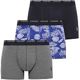 U.S. Polo Assn. Erkek Lacivert-Sax-Antrasit-Melanj 3 l&uuml; Boxer