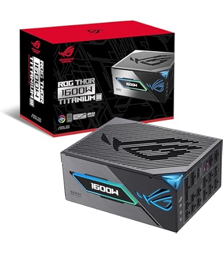 ASUS ROG Thor 1200 W Platinum III zasilacz gamingowy (GaN