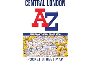 Central London A-Z Pocket Street Map: Detailed and accurate iconic street map of London