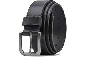 Ashford Ridge England herrmode 34 mm (1,25 tum) äkta läder byxbä
