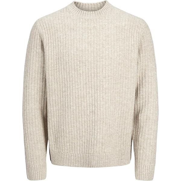 JACK & JONES Jcomace Knit Half Zip Smu heren Gebreide trui