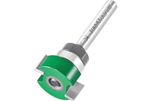 Trend CraftPro Two Flute Intumescent Recessing Router Cutter Bit, 1/4 Inch Shank, 24mm Cut Diameter & 10mm Cut Length, Tungsten Carbide Tipped, C209X1/4TC