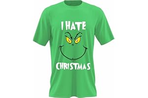 Love My Fashions® Christmas T-Shirt Women and Men Xmas Gift Short Sleeve Crew Neck Casual Unisex Multi Printed Top Autumn-Winter