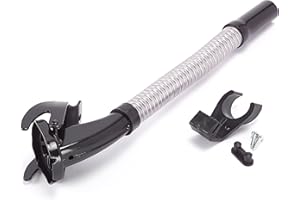 Oxid7 bec verseur en métal diesel flexible conçu pour les bidons de carburant diesel bidons d'essence | protection contre l'erreurs de remplissage | noir | adapté aux bidons métalliques de 5,10 et 20l