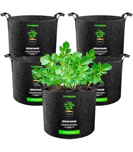 Lot De 2 Sacs De Culture à Suspendre Silverline 700 X 220 Mm - Polyéthylène Résistant UV