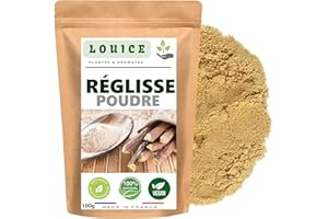 LOUICE Réglisse Moulu Pur – 100% Naturel | Poudre de Réglisse de Qualité Supérieure