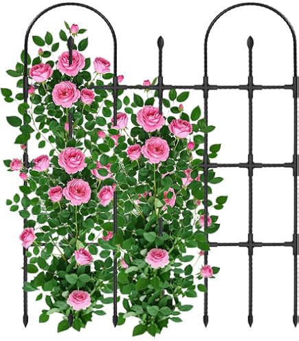 Treillis Jardin STFALI 160x140cm - Support Plantes Grimpantes Extérieur