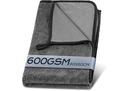 Leseed Mikrofiberduk XXL 90x60cm, Torkhandduk för Bil 600GSM, Ultraabsorberande, Luddfri och Säker f - Amazon Deal & Rabatt