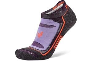 Balega Blister Resist Performance No Show Athletic Running Socks for Men and Women, Ergonomic Fit, Cushioned, Moisture-Wicking, Breathable, Seamless Toe, 1 Pair