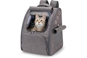 ALLSOPETS Plecak Dla ZwierząT SkłAdany Plecak Z Siatki OddychająCy Plecak ZewnąTrz Wycieczka Park Torba Dla ZwierząT ZasłOny PrzeciwsłOneczne Torba Dla Kota Plecak śRednich KotóW MałYch PsóW