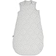 Little Green Sheep Baby Sleeping Bag - Luxury Organic Cotton Blend Sleeping Bags with Side Zip Fastening Poppers, Meets British Safety Standard, Dove Rice, 1 Tog 6-18M