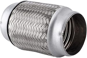 aqxreight - Tubo flessibile di scarico, 150 x 76 mm / 6 x 3 pollici Accessorio di ricambio per tubo flessibile di scarico automatico in acciaio inossidabile
