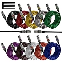 Dubbele microfoonkabel, XLR female - XLR male, verguld - Viking Cable Dubbele microfoonkabel, XLR female - XLR male, verguld - Viking Cable