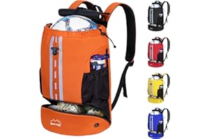 ‎ONTYZZ ONTYZZ Wasserdicht Rucksack mit Kordelzug Sportrucksack mit Schuhfach Multifunktionaler Tagesrucksack für Gym Yoga Schwimmen Strand Tanzen Basketball Volleyball Fußball Tasche