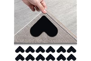 KYNLE Confezione Da 12 Antiscivolo Per Tappeti Tappetino Adesivi Per Non Far Scivolare Tappeti Adesivi Antiscivolo Per Tappeti Lavabile Riutilizzabile Tappetino Antiscivolo Impedire Al Tappeto Di Scivolare