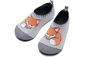 TOROTTO Zapatillas para niños, niños, niñas, Zapatillas Ligeras Antideslizantes, Zapatos Descalzos para Aprender Zapatos