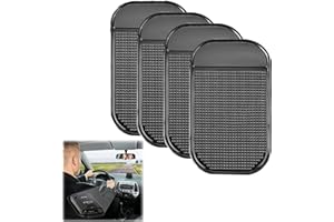 XIWUPO Auto Armaturenbrett Anti Rutsch Matten, Antirutschmatte Handy, Antirutschmatte Auto Handy, Anti Rutsch Pads Auto, Zum Halten Von Handy Schlüssel Sonnenbrille Münzen(14 * 8cm)