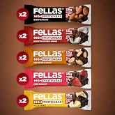 Fellas Y&uuml;ksek Protein Bar, Karma Kutu (4 &Ccedil;eşit), 45gr x 12 Adet