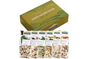‎DR. ANA COLLECTION Dr. Ana Collection 6 vegane Risottos Probierpaket I italienische Spezialität I glutenfreie Risotto-Fertigmischungen mit 100% italienischem Arborio Reis I hergestellt in Manufakturarbeit I 6 x 200g
