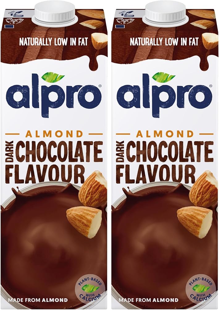 Alpro Badem Bitter Çikolata İçeceği 1L 2li paket