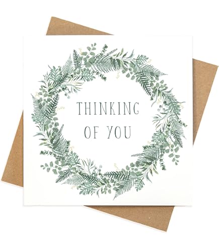 Floral Cards Old English Co. For Her Him - Daisy Flower Wreath Sympathy Card For Friends And Family - Condolences, Bereavement, Sorry Card For Men Women Thinking Of You Card Floral Cards Old English Co. For Her Him - Daisy Flower Wreath Sympathy Card For Friends And Family - Condolences, Bereavement, Sorry Card For Men Women Thinking Of You Card
