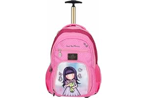 SANTORO Gorjuss 21GJS203-SMF - Trolley Send Me Flowers, 48 cm, 24 l con scomparto per laptop da 15,6"