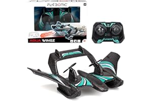 Bizak Aqua Wingz Avión RC con Luces LED, Despegue en Agua o Tierra, Espuma EPP Resistente, +10 años, (62004498)