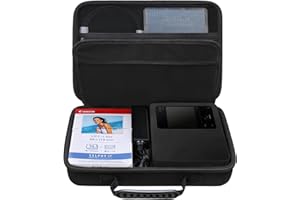 Elonbo Tragetasche für Canon SELPHY CP1500 Kompaktfotodrucker, tragbare Bluetooth Instant Print Kamera Aufbewahrungstasche, Mesh Tasche passt Zink Fotopapier Kabel, schwarz