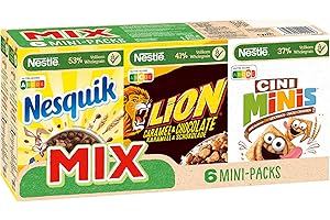 Nestlé Mix Cerealien Mini Packs, 1er Pack 200 g (à 4 x 30g, 2 x 40g)