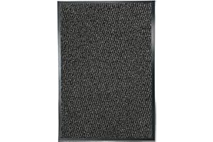 SUPRANO Door Mats Indoor 120cm x 180cm , Washable indoor Outdoor Rugs Matts, Heavy Duty Non-slip Entrance Mat, Super Absorbent Front Door Mat Kitchen Hallway Bath Barrier Rugs (Anthracite, 120 x 180 cm)