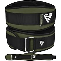 Ceinture Haltérophilie RDX - Cuir De Vache 4" Ou 6" - Soutien Lombaire Pour Squat, Deadlift - Homme Et Femme