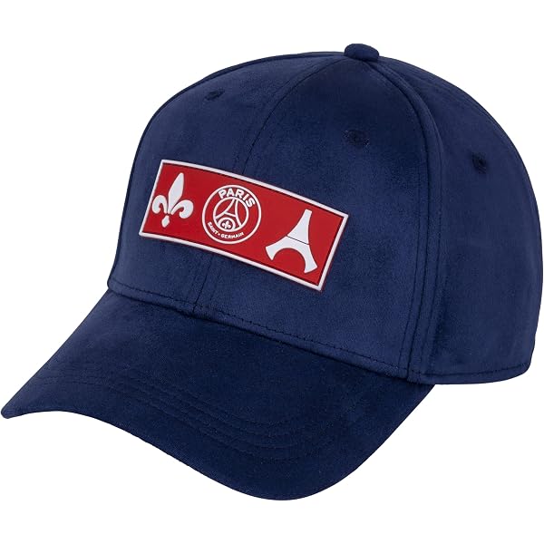 Casquette PSG Paris Saint Germain Officielle - Taille Réglable - Polyester - 7