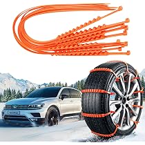 Catene Antiscivolo Regolabili In Nylon Per Auto E Moto | Fasce Antislittamento Per Neve E Fango, Set Da 10 Pezzi