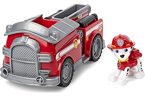 Paw Patrol, Veicolo Camion dei Pompieri di Marshall, 1 personaggio di Marshall incluso, dai 3 anni, Multicolore