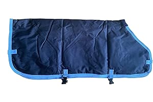 TURNER EQUESTRIAN Turners 600d 200g Fill Showerproof Medium Weight Calf | Alpaca | Goat | Sheet Jacket Rug Coat (Large)