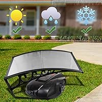 Hengda Rasenroboter-Garage Dach Carport UV-Schutz witterungsfest Hagel für Rasenmäher Roboter Mähroboter Rasenroboter…