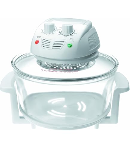 Four Cyclonique Convection Esperanza Quasar EKO003 - Blanc - Cuisson Saine Et Rapide - Design Compact