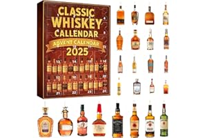 DAZZTIME Calendario de Adviento 3D 2025,Calendario de Cuenta Regresiva de 24 Días,Calendario de Cuenta Atrás de 24 Días,Calendario de Adviento de Navidad 2025,por el mundo de los Sabores del Whisky