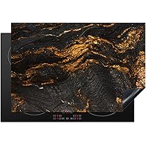 Copripiano Cottura Induzione 77x51 Cm - Protettore Antigraffio Con Stampa Marmo - Foto 9