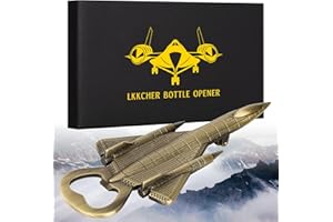 LKKCHER Abridor de botellas de cerveza para hombres, regalos de aviones de reconocimiento para fanáticos militares, ideas regalo para hombres papá marido hijo él, regalo de cumpleaños Regalos Navidad