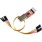 Paradisetronic.com USB-UART-Wandler, Serielle Schnittstelle/TTL zu USB, CP2102 USB Serial Converter für Linux, macOS, Win7, W