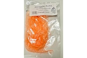Flies4U - Fly tying Straggle Fritz - 2mt - Material - ORANGE