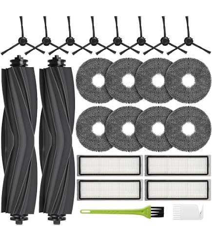 4 Pièces Chiffons De Nettoyage Compatible Xiaomi X20+, Dreame L10s, L20 Ultra - Microfibre Premium