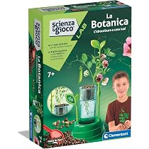 Clementoni Scienza E Gioco - 12767 Laboratorio Di Botanica: Serra Trasparente, Vasi E Terriccio Per Coltivare Piante, Gioco Scientifico 8+