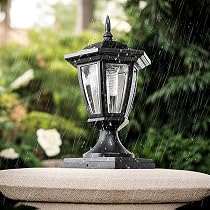 Lampadaire Solaire Extérieur 196 Cm - LED, Détecteur De Mouvement PIR, Éclairage Réglable, IP44 - Noir - 7