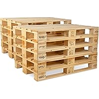 Pronovation IPPC Europalette NEU - 10 Paletten aus Vollholz - Holzpaletten Maße: 120x80 cm - Fabrikneu, Fichte
