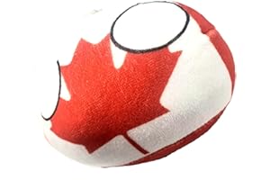 SNS COMPONENTS 10cm Countryballs Country Ball Cute Canada Canadian Maple Leaf Flag Cuddly Meme Ball Toy Gift