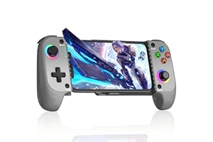 HASACOOL Controller für iPhone und Android mit Hall Effect Joystick, Bluetooth Support für Xbox Cloud/MFi Apple Arcade/Call of Duty/Roblox (Grau)