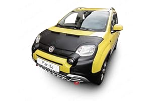 AUTO-BRA BONNET BRA AB3-00467 Copri Cofano Protezione Compatibile con Fiat Panda da 2011 Auto Car Tuning