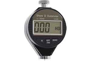 KATSU TOOLS KATSU Härteprüfgerät Digital 0-100HD Shore D Durometer Härte Tester mit großem LCD-Display, für die Härte von Gummireifen, Gummi, Kunststoff, Glas und mehr 401129D